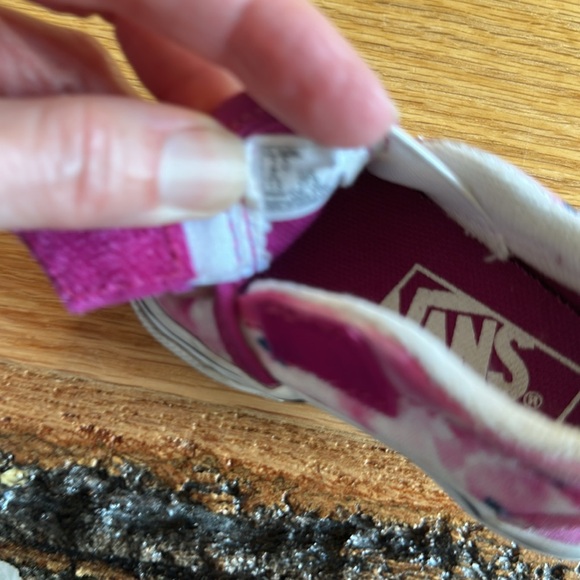 Vans toddler girls unicorn butterfly butterflies slip on .  Super condition. - Picture 9 of 9